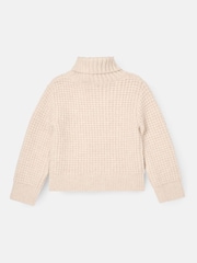 Angel & Rocket Cream Maddie Chunky Rollneck Jumper - Image 5 of 6