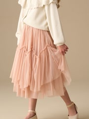 Angel & Rocket Pink Esther Maxi Ballerina Tulle Skirt - Image 1 of 7