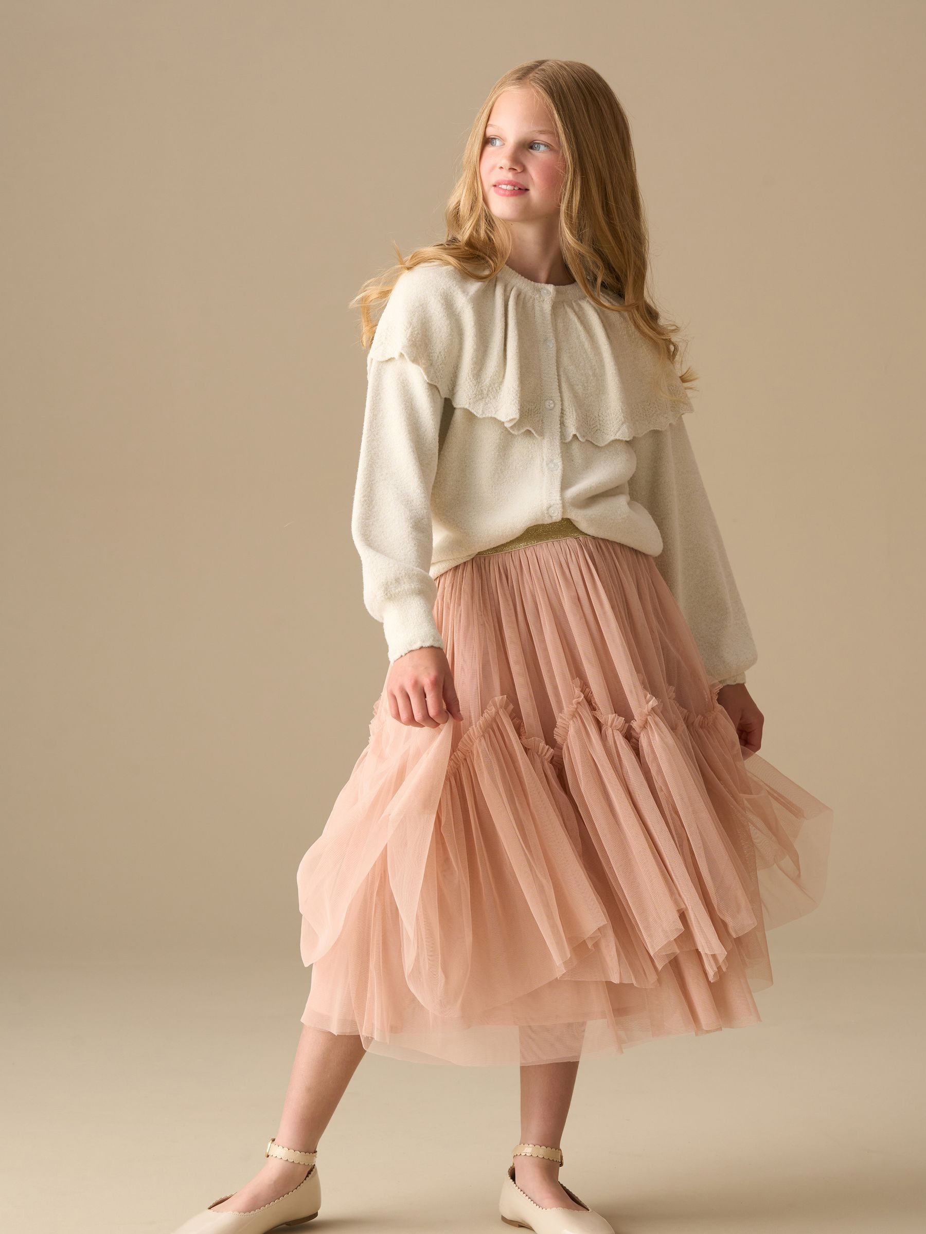 Buy Angel & Rocket Pink Esther Maxi Ballerina Tulle Skirt from