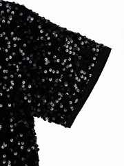 Angel & Rocket Black Leona Black Sequin Top - Image 7 of 7