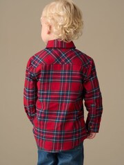 Angel & Rocket Red Camden Brushed Shirt With Bow Tie - Image 3 of 7