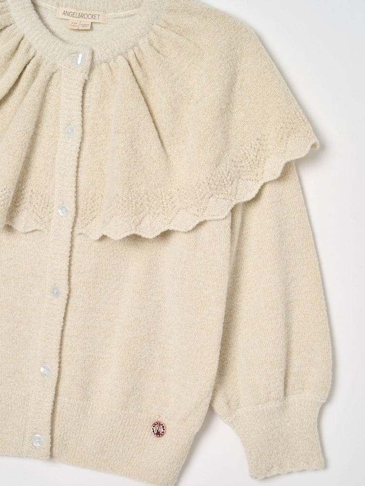 Angel & Rocket Natural Elise Cape Collar Cardigan - Image 7 of 7
