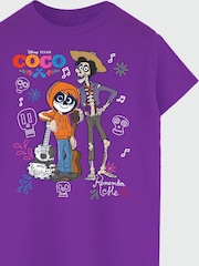 Brands In Purple Disney Coco Halloween Doodles T-shirt - Image 5 of 5