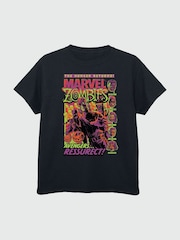 Brands In Black Marvel Zombies Halloween T-shirt - Image 4 of 5