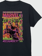 Brands In Black Marvel Zombies Halloween T-shirt - Image 5 of 5