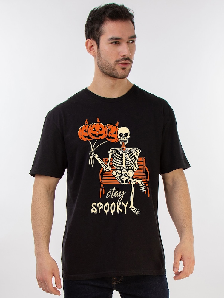 Brands In Black Halloween Stay Spooky T-shirt - Image 1 of 5 Brands In Black Halloween Stay Spooky T-shirt - Image 1 of 5