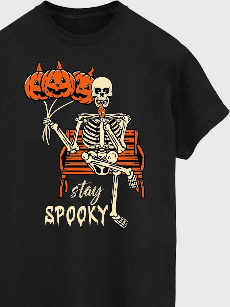 Brands In Black Halloween Stay Spooky T-shirt - Image 5 of 5 Brands In Black Halloween Stay Spooky T-shirt - Image 5 of 5