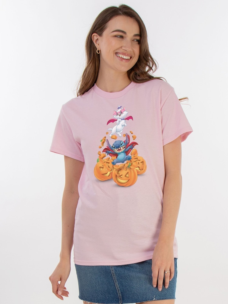 Brands In Pink Disney Stitch Halloween  T-shirt - Image 1 of 5