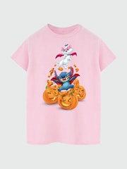 Brands In Pink Disney Stitch Halloween  T-shirt - Image 4 of 5