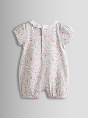 JoJo Maman Bébé 2-Pack Broderie Collar Rompers - 圖片 5/7