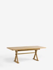Nina Campbell Oak Mason 6 to 8 Seater Extending Dining Table - Image 2 of 3