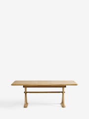 Nina Campbell Oak Mason 6 to 8 Seater Extending Dining Table - Image 3 of 3