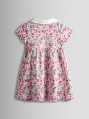 JoJo Maman Bébé Pink Pet In Pocket Button Down Dress - Image 2 of 4