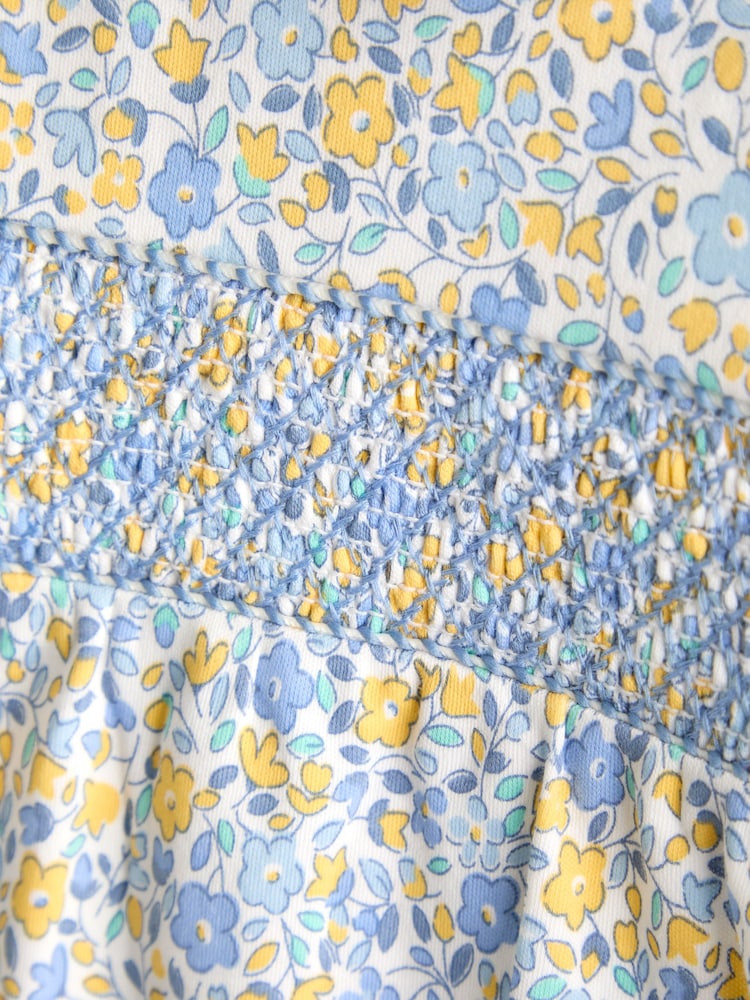 JoJo Maman Bébé Gesmokter Strampelhöschen mit Kragen - Bild 6 von 6