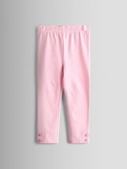 JoJo Maman Bébé Pink Ditsy 2-Pack Leggings - Image 2 of 7