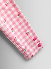 JoJo Maman Bébé Pink Cherry 2-Pack Leggings - Image 7 of 7