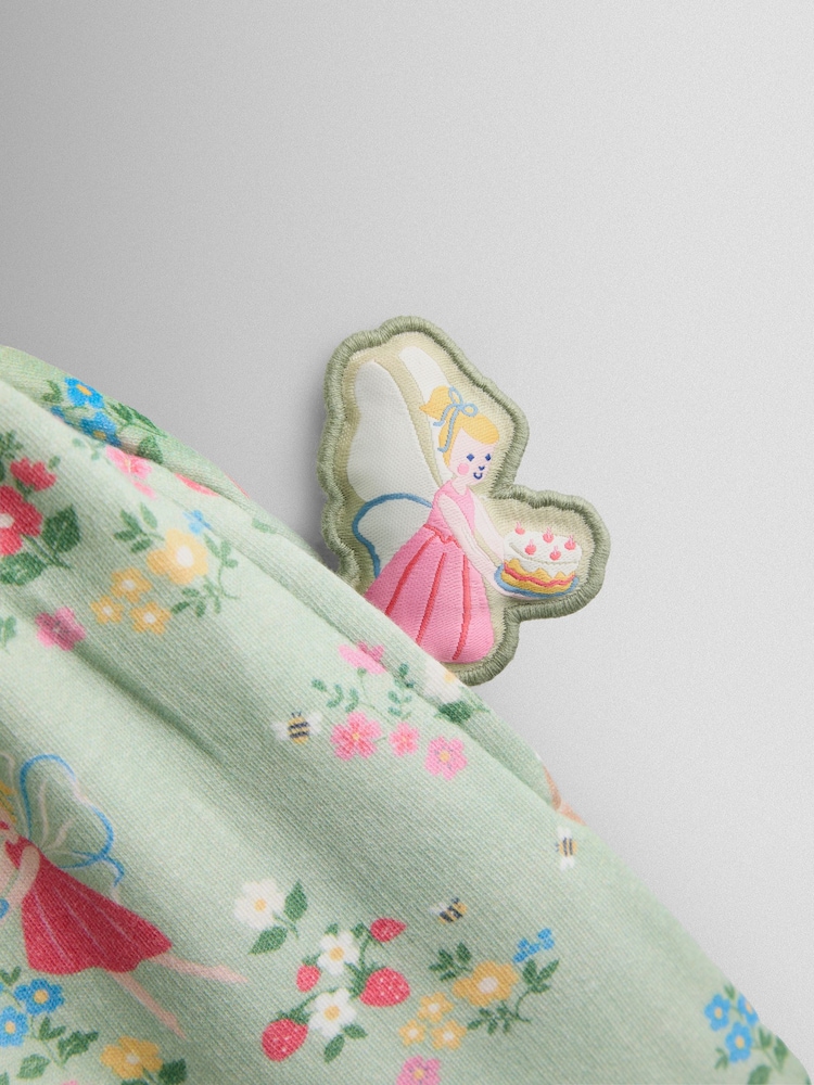 JoJo Maman Bébé Blue Button Down Pet In Pocket Dress - Image 4 of 4