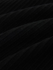 Black Textured Jersey Shirt - Image 7 of 7