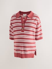 بني مائل للأحمر - رداء عُلوي راجبي محبوك للحوامل - صورة 6 من 9