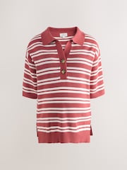 بني مائل للأحمر - رداء عُلوي راجبي محبوك للحوامل - صورة 7 من 9