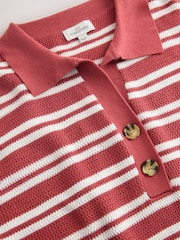 بني مائل للأحمر - رداء عُلوي راجبي محبوك للحوامل - صورة 8 من 9