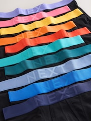 Bright Red/ Blue/ Yellow 10 pack A-Front Boxers - Image 13 of 14