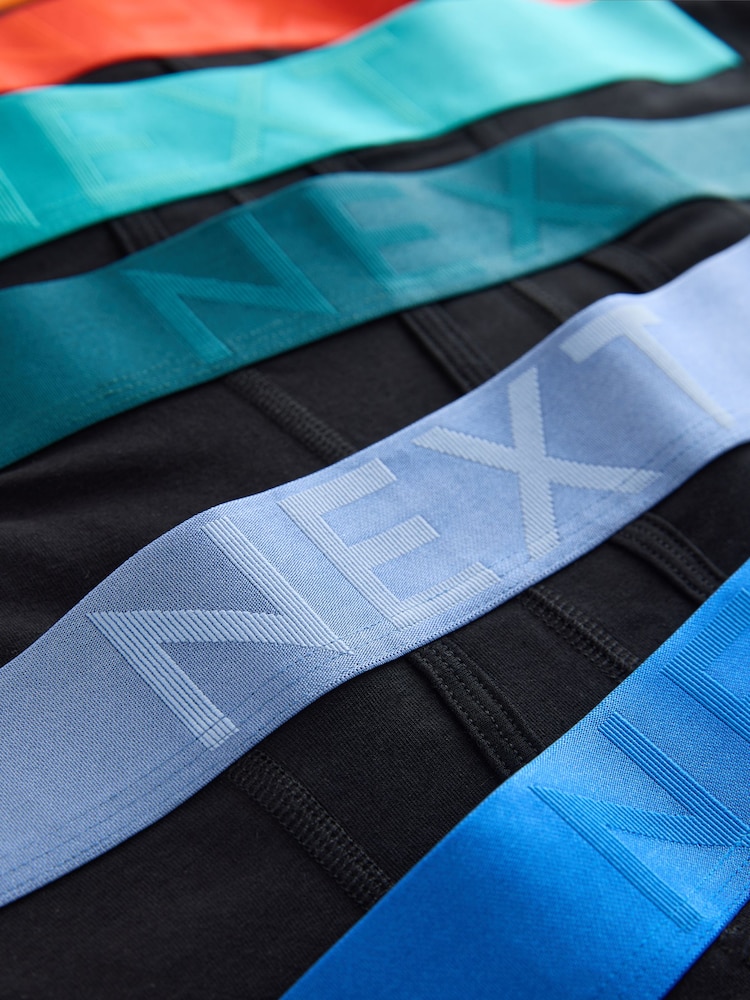 Bright Red/ Blue/ Yellow 10 pack A-Front Boxers - Image 14 of 14