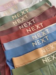 Blue/Red/ Pink Pastel 10 pack A-Front Boxers - Image 13 of 14