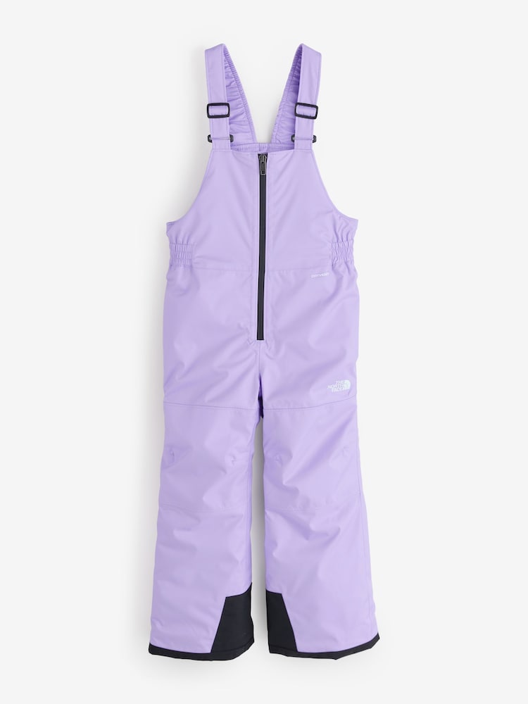 The North Face Purple Kids Freedom Insulated Ski Bib - Image 5 of 5 The North Face Purple Kids Freedom Insulated Ski Bib - Image 5 of 5