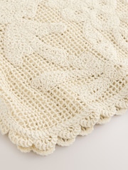Ecru Crochet Sleeveless Tank Top - Image 7 of 7