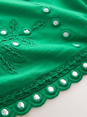 Green Mirror Embellished Sleeveless Top - Image 8 of 8