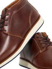 Dune London Brown Smoky Lace Up Boots - Image 6 of 6
