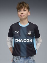 Puma Blue Olympique de Marseille 25/26 Boys Away Jersey - Image 1 of 4