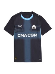 Puma Blue Olympique de Marseille 25/26 Boys Away Jersey - Image 3 of 4