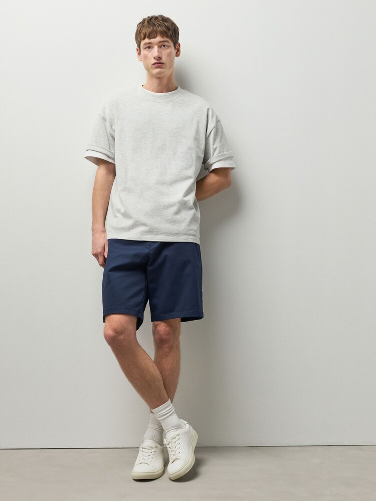 Encre Bleue - Coupe droite - Short chino stretch - Image 2 de 9