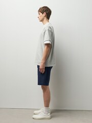 Encre Bleue - Coupe droite - Short chino stretch - Image 3 de 9