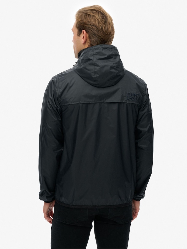 Superdry Blue Essential Tri Windbreaker Jacket - Image 2 of 6 Superdry Blue Essential Tri Windbreaker Jacket - Image 2 of 6