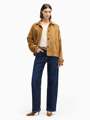 For All Mankind 7 מכנסי ג'ינס בגזרה ישרה, דגם Stovepipe - תמונה 5 מתוך 6