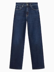 For All Mankind 7 מכנסי ג'ינס בגזרה ישרה, דגם Stovepipe - תמונה 6 מתוך 6