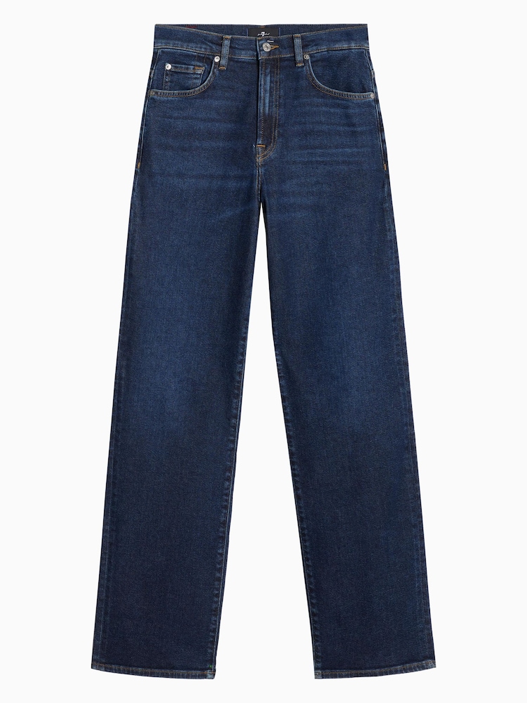 For All Mankind 7 מכנסי ג'ינס בגזרה ישרה, דגם Stovepipe - תמונה 6 מתוך 6