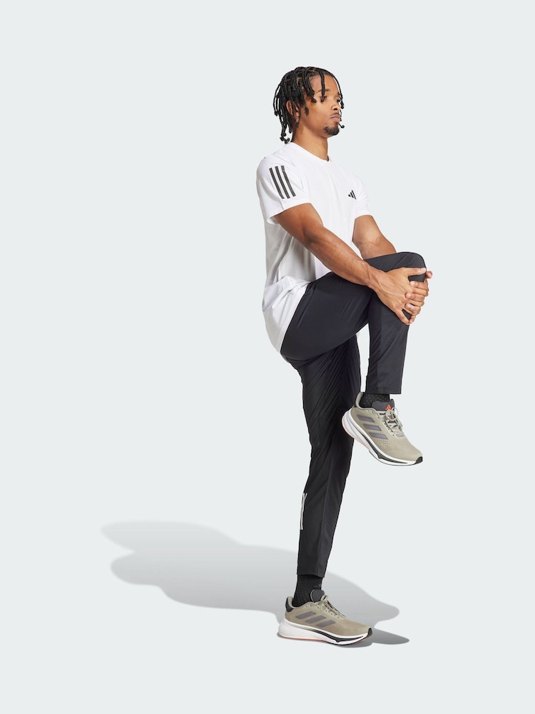 adidas White Own the Run T-Shirt - Image 1 of 4