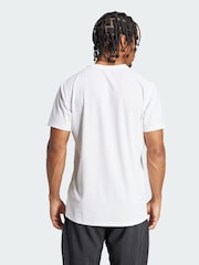 adidas White Own the Run T-Shirt - Image 2 of 4