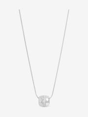 Simply Silver 925 Sterling Silver Pave Charm Pendant - Image 1 of 3