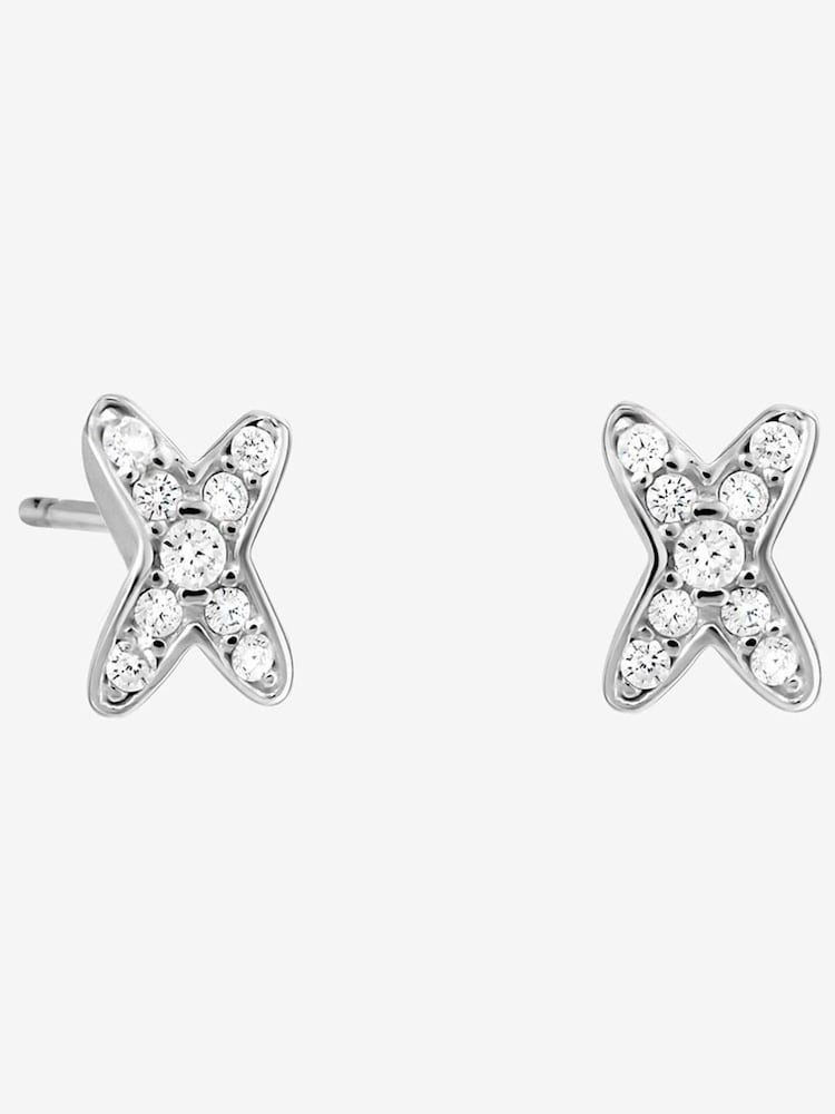 Simply Silver Silver Tone Cubic Zirconia Kiss Earrings Gift Cracker - Image 2 of 4 Simply Silver Silver Tone Cubic Zirconia Kiss Earrings Gift Cracker - Image 2 of 4