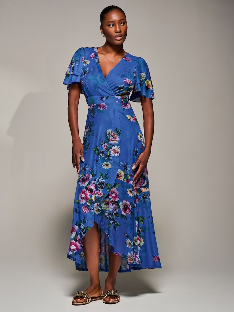 princess polly baby blue dress Coucoo Flowy Dress