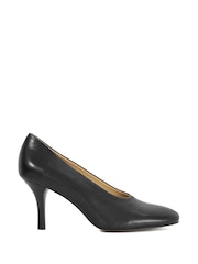 Dune London Black Abundant Round Toe High Cut Court Shoes - Image 2 of 6