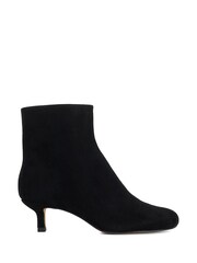 Dune London Black Orina Round Toe Kitten Heels - Image 2 of 6