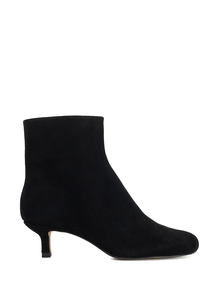 Dune London Black Orina Round Toe Kitten Heels - Image 2 of 6 Dune London Black Orina Round Toe Kitten Heels - Image 2 of 6