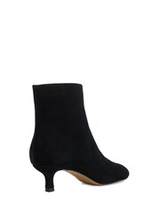 Dune London Black Orina Round Toe Kitten Heels - Image 4 of 6