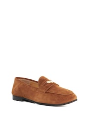Dune London Brown Greek Slim Sole Loafers - Image 4 of 6